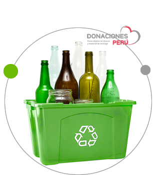 Donar botellas de vidrio en Lima 2024