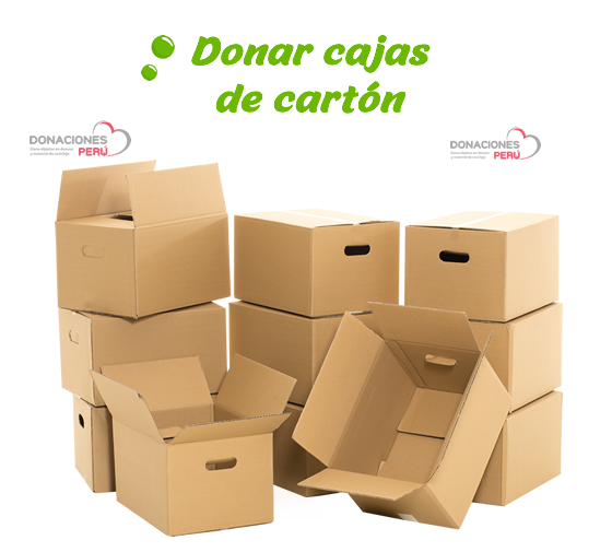 Donar cartón Lima 2024 Donar Perú