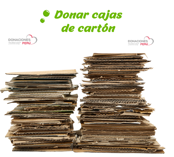 Donar cartón Lima 2024 Donar Perú