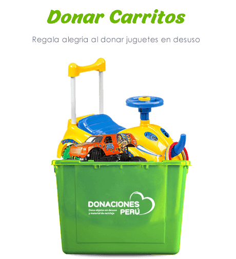 Donar carritos juguetes Lima 2024 Donar Perú