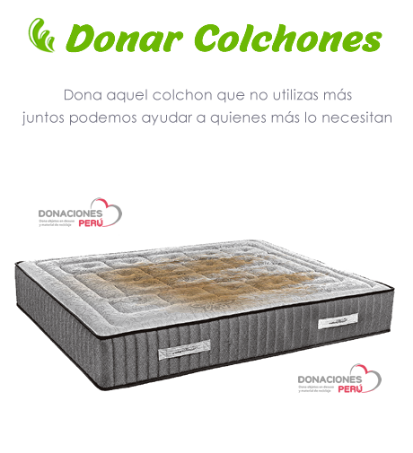 Donar colchones Lima 2024 Donar Perú