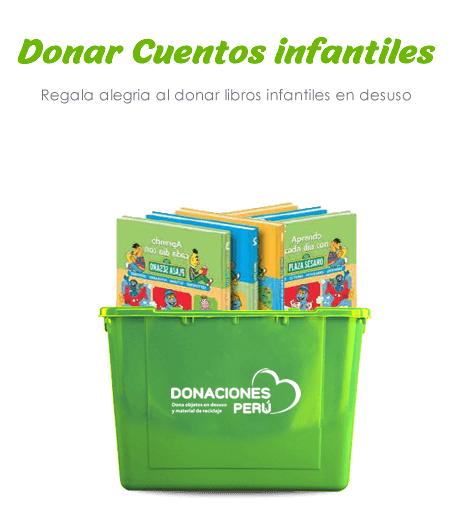 Donar cuentos infantiles Lima 2024 Donar Perú