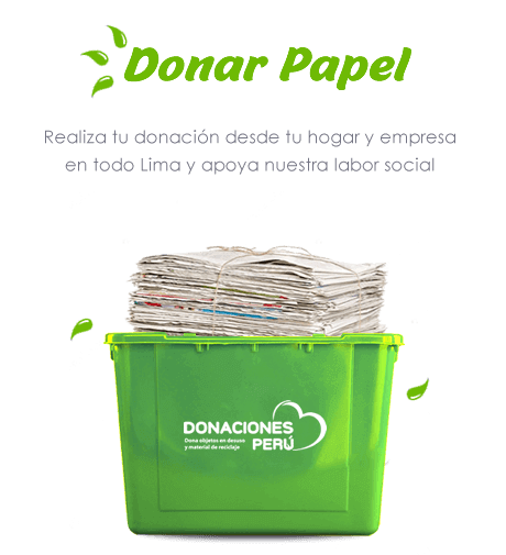Donar papel Lima 2024 Donar Perú