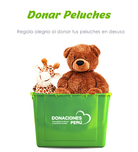 Donar peluches Lima 2024 Donar Perú
