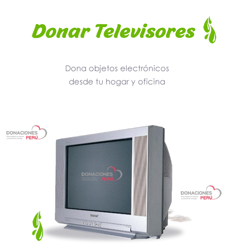 Donar televisores Lima 2024 Donar Perú